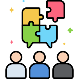 représentation d'un travail de groupe